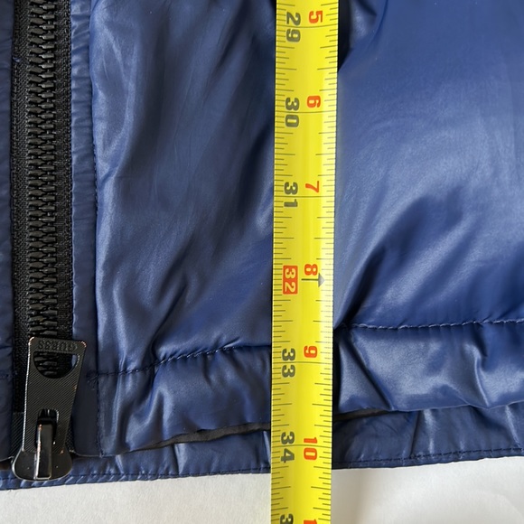 GUESS Puffer Coat Winter Jacket Men's hooded Full Zip Mens Large - Picture 14 of 16